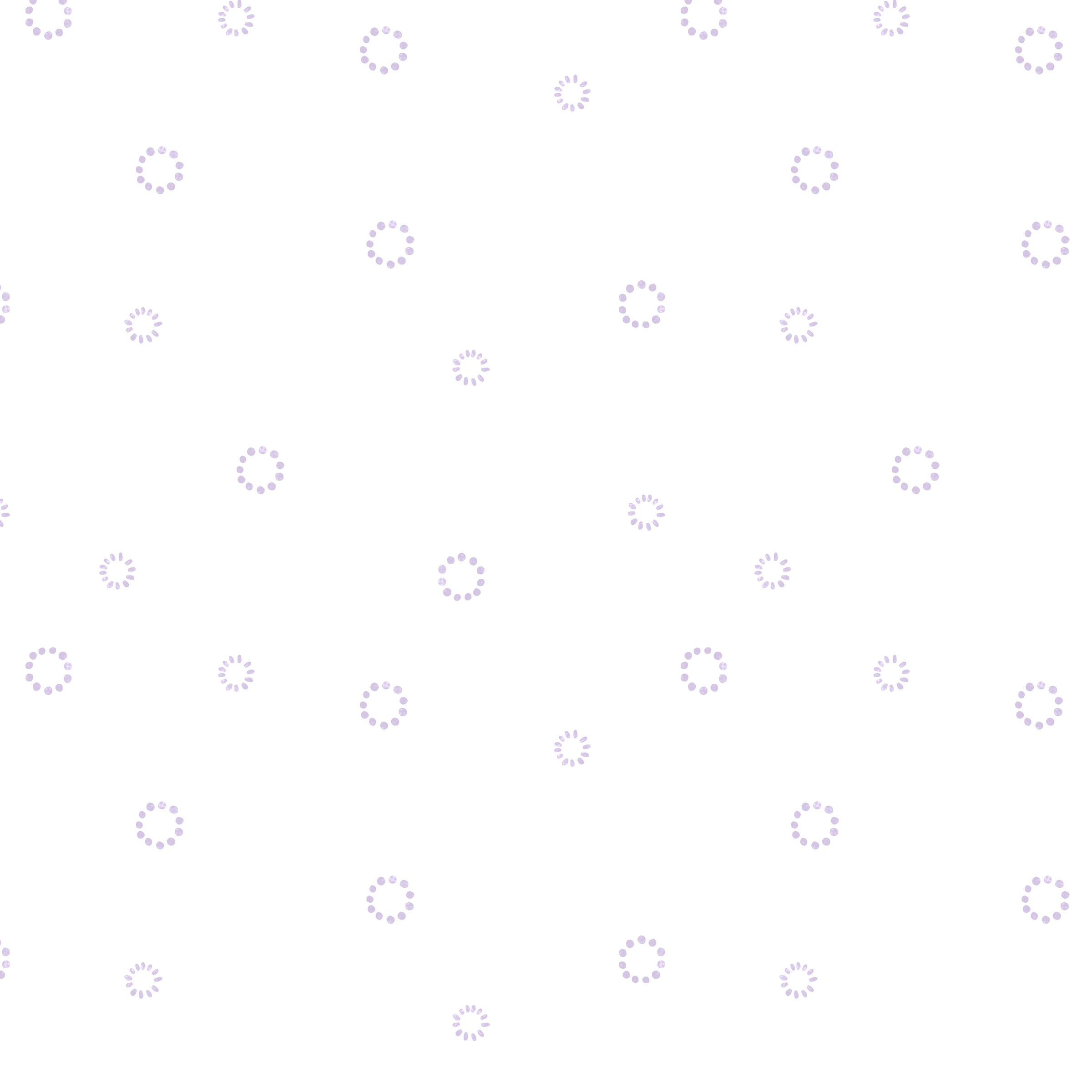 Fabric Lumin Tide + Loom Purple Dotted Circles Easy Listening Vol. 1 by the Quarter Yard T100-007-166