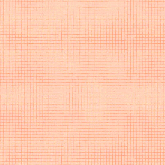 Fabric Lumin Tide + Loom Coral Grid Kitties in the Conservatory by the Quarter Yard T105-006-444