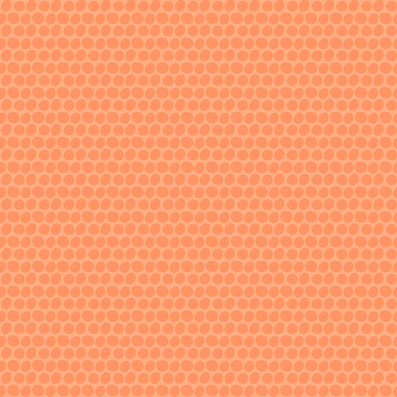 Fabric Lumin Tide + Loom Coral Dots Kitties in the Conservatory by the Quarter Yard T105-007-444