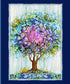 Fabric P & B Textiles Multi Tree of Life Quilt Panel 6376-PA