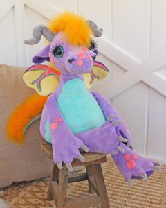 The Rustic Horseshoe Debonair Dragon Stuffable Sewing Pattern PATTRN-8042D