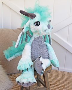 The Rustic Horseshoe Debonair Dragon Stuffable Sewing Pattern PATTRN-8042D