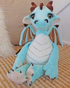 The Rustic Horseshoe Debonair Dragon Stuffable Sewing Pattern PATTRN-8042D