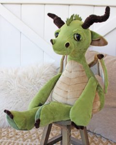 The Rustic Horseshoe Debonair Dragon Stuffable Sewing Pattern PATTRN-8042D