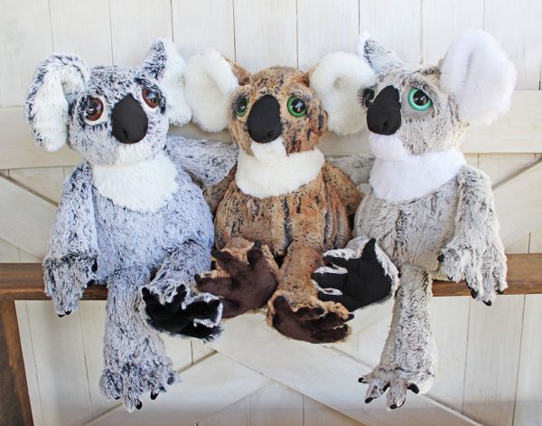 The Rustic Horseshoe Kwirky Koala Stuffable Sewing Pattern PATTRN-8042L