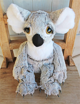 The Rustic Horseshoe Kwirky Koala Stuffable Sewing Pattern PATTRN-8042L