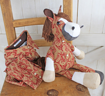 The Rustic Horseshoe Nutty Nag Stuffable Sewing Pattern PATTRN-8042G