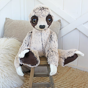 The Rustic Horseshoe Sluggish Sloth Stuffable Sewing Pattern PATTRN-8042K