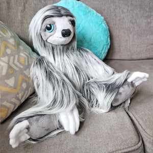 The Rustic Horseshoe Sluggish Sloth Stuffable Sewing Pattern PATTRN-8042K