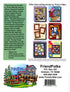 Back cover of a book featuring Tricia Cribbs' quilting patterns with promotional text and contact information.