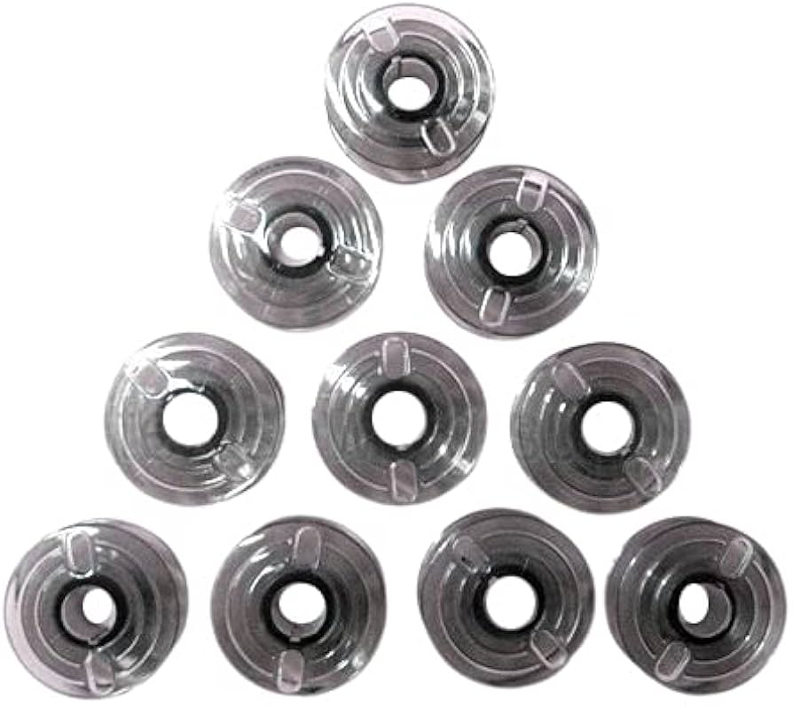 Unbranded Elna Plastic Bobbins 10pk 493555