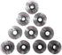 Unbranded Elna Plastic Bobbins 10pk 493555
