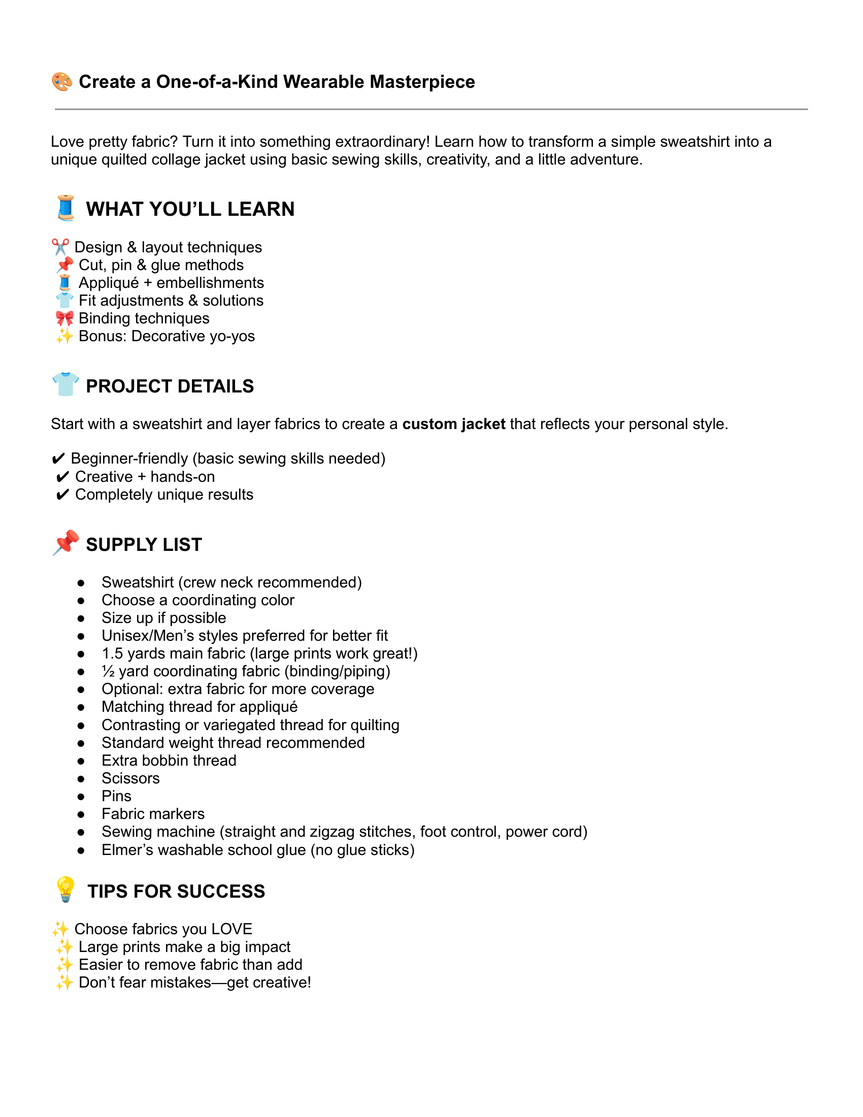 Just Jacketing Around with Kelli Howery 7/10-11