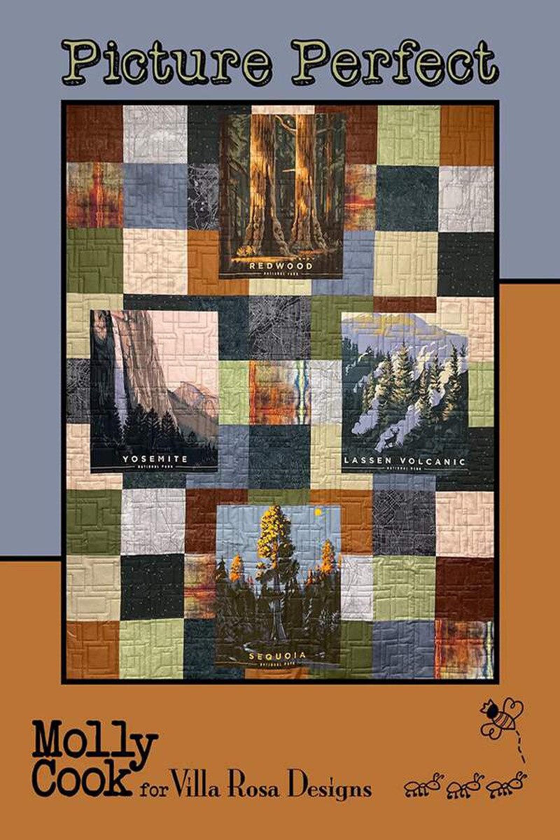 Villa Rosa Designs Plaid-Venture Club Picture Perfect Quilt Pattern P147-PICTUREPERFECT