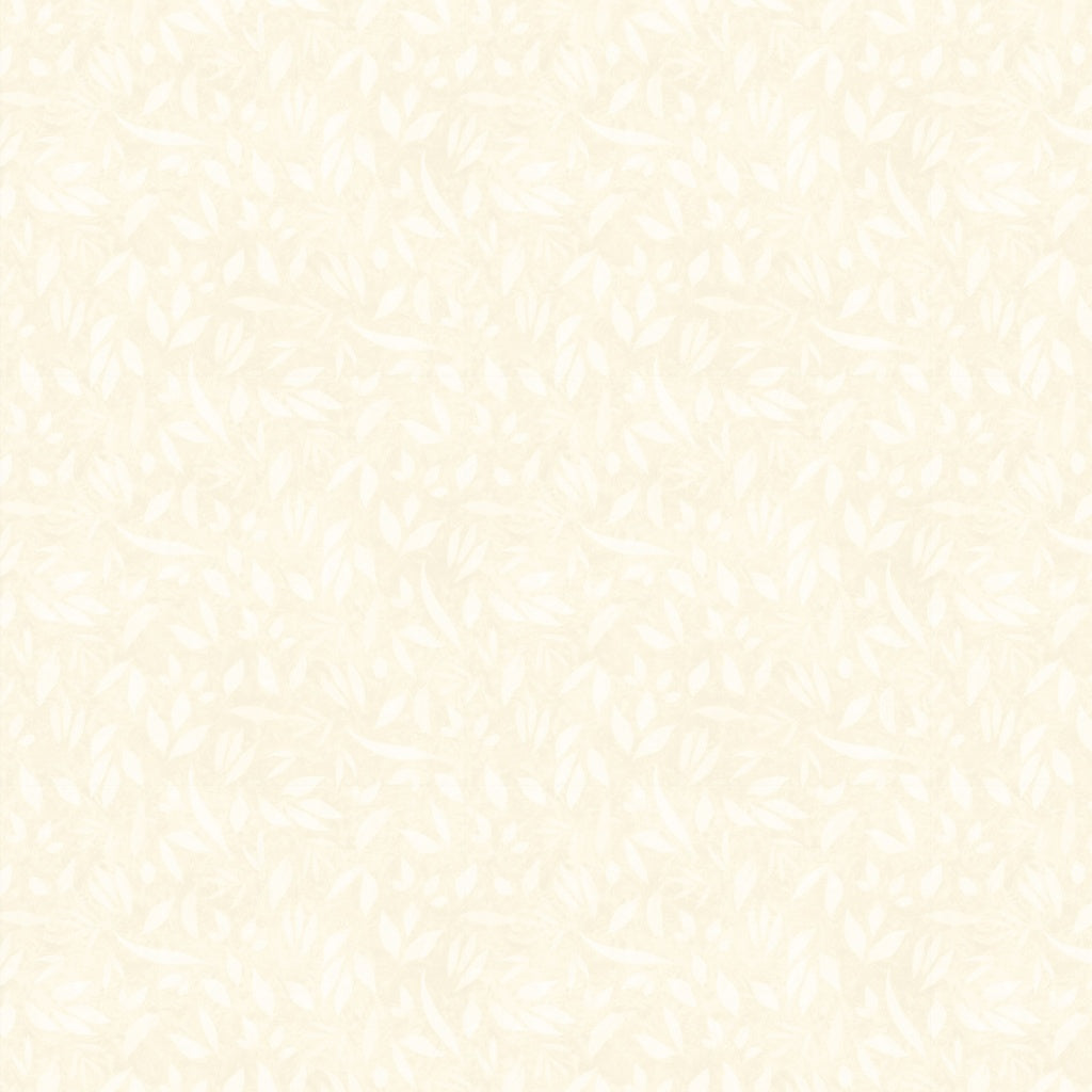 Fabric Lumin White Owl Textiles Ivory Fundamentals Foliage by the Quarter Yard W110-002-001