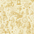 Fabric Lumin White Owl Textiles Ivory Always Late Curiouser & Curiouser by the Quarter Yard W130-039-133
