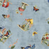 Fabric Lumin White Owl Textiles Denim Large Mushroom Toss Beneath the Canopy by the Quarter Yard W150-014-757