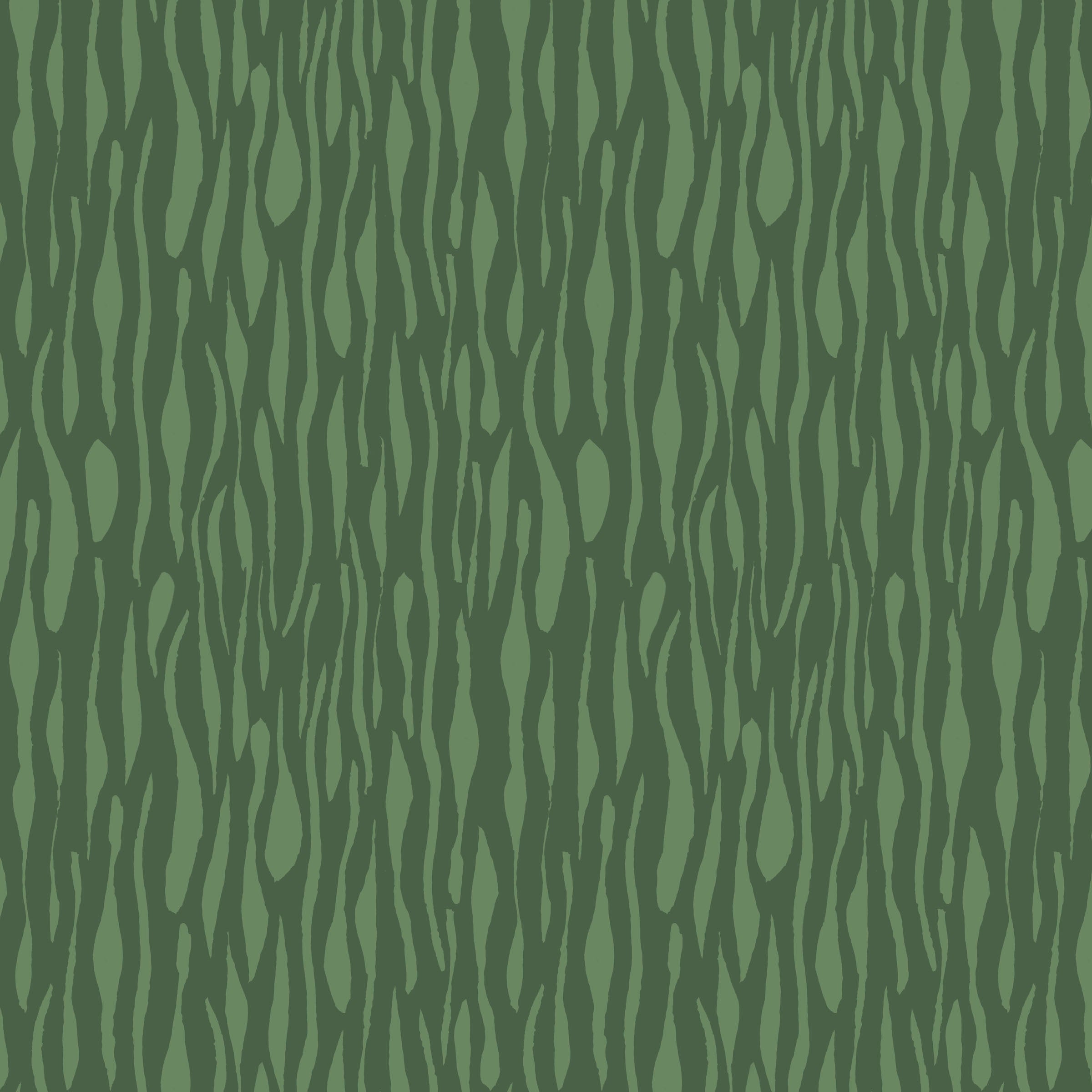 Fabric Lumin White Owl Textiles Green Seaweed Wilderness Retreat by the Quarter Yard W180-011-888