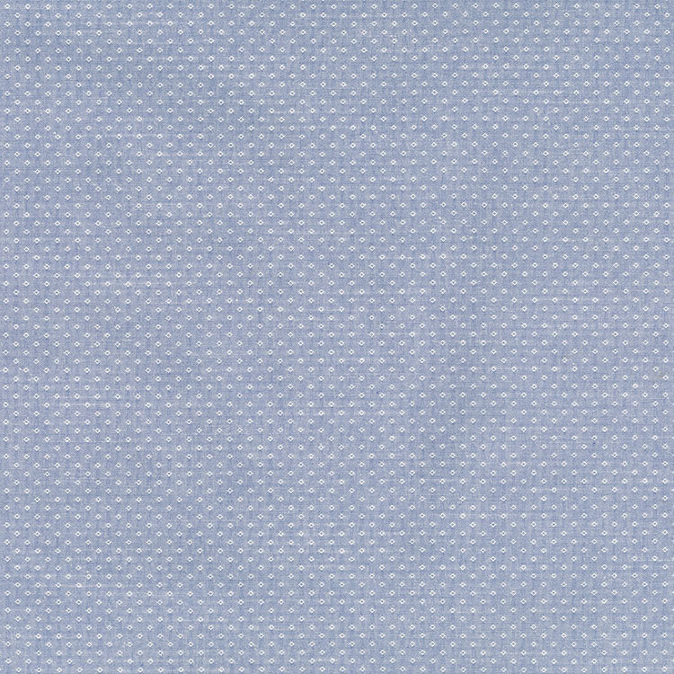 Fabric FIGO Denim Diamonds Ripple & Thread by the Quarter Yard 91311-42