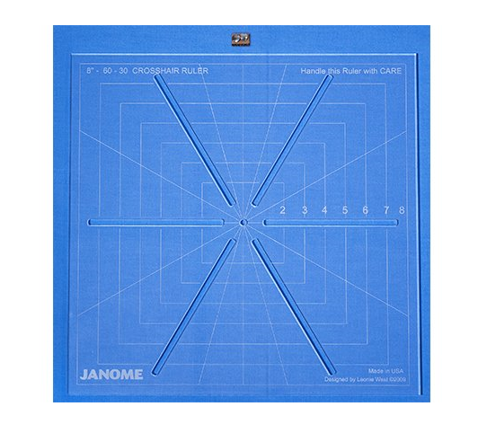 Janome 6 Point Crosshair Ruler WA-CHS6 for Sale at World Weidner