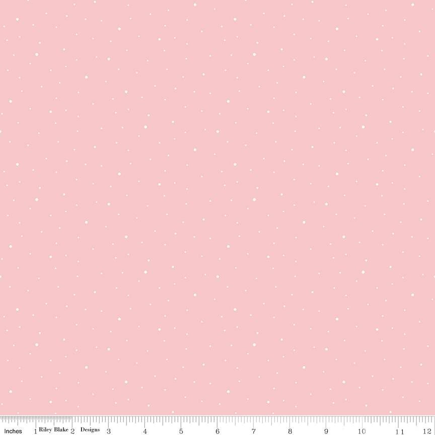 Fabric Riley Blake Frosting Dapple Dot 108" Wide Back by the Quarter Yard WB640-FROSTING