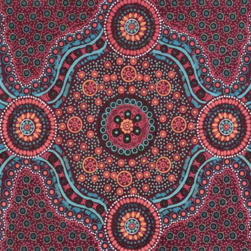 Fabric M & S Chile Pepper Wild Bush Flowers by the Quarter Yard WBFCP