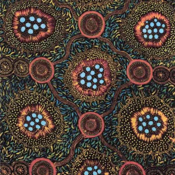 Fabric M & S Sunflower Wild Bush Honey Flowers Dreaming by the Quarter Yard WBHS