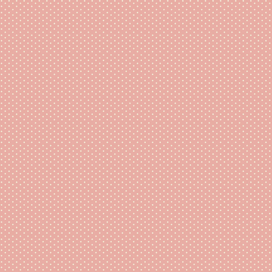 Fabric Riley Blake Coral Dotty Wovens by the Quarter Yard WN18962-CORAL