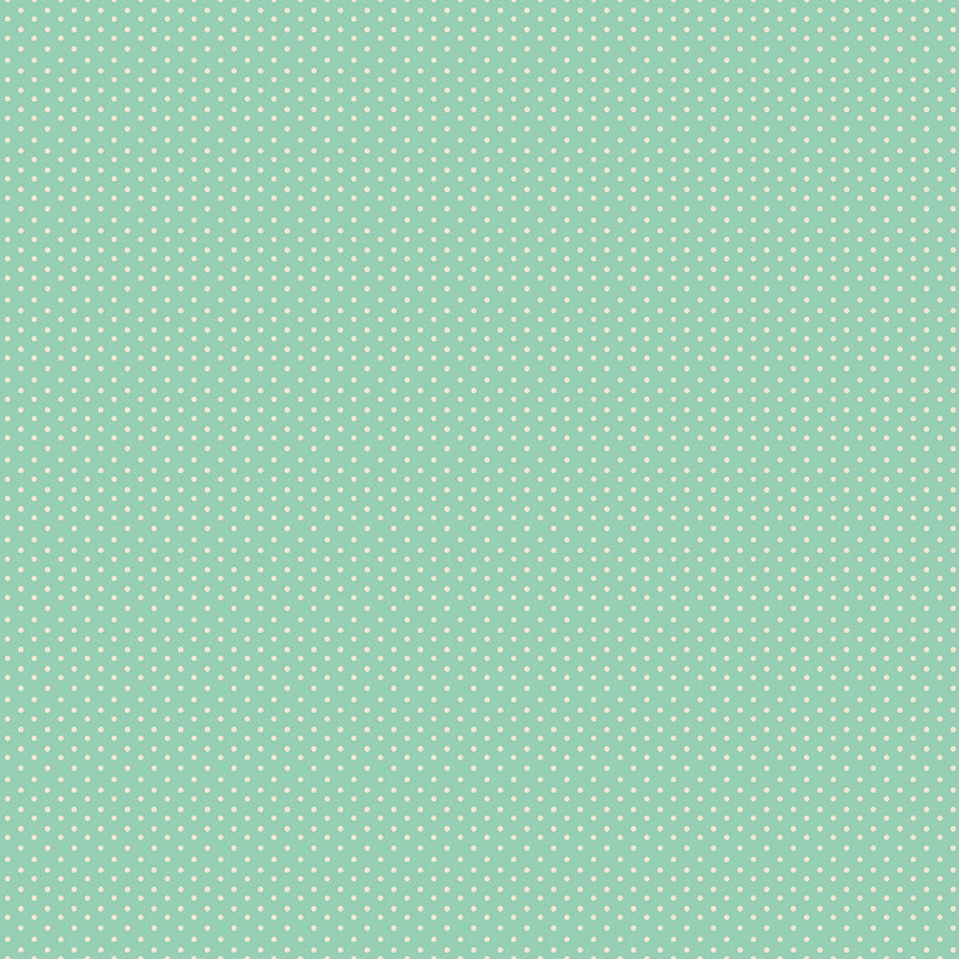 Fabric Riley Blake Mint Dotty Wovens by the Quarter Yard WN18962-MINT