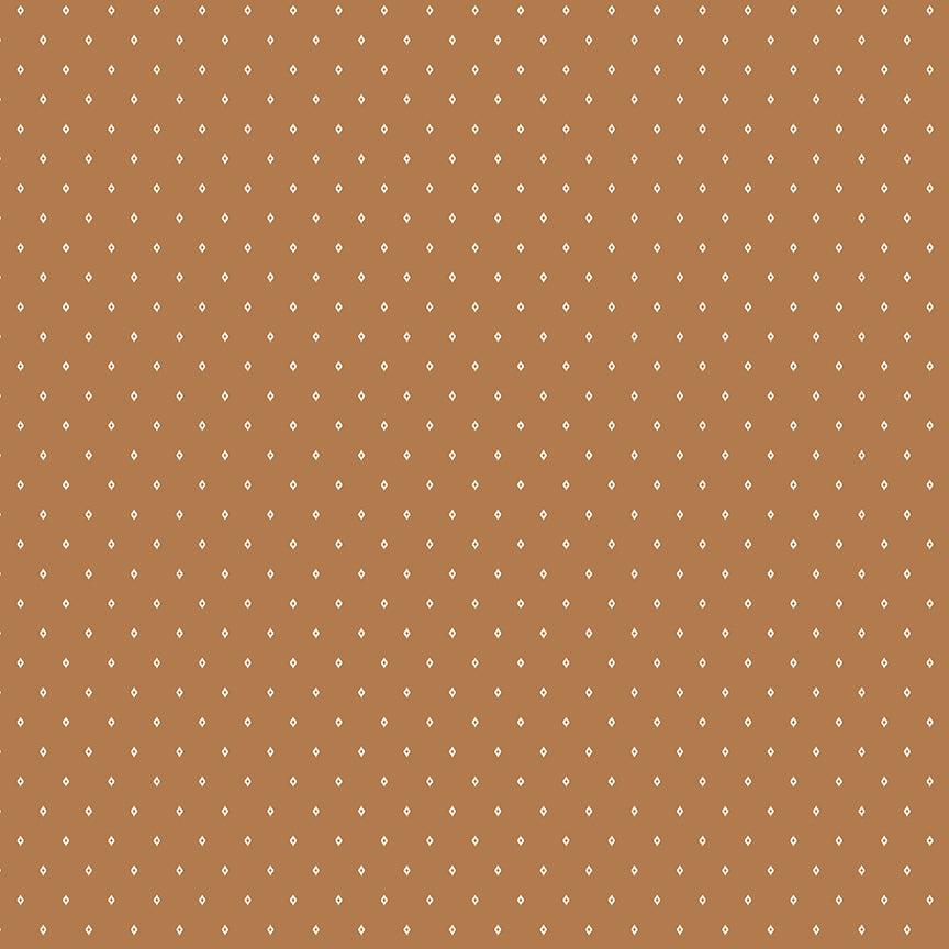 Fabric Riley Blake Ginger Diamond Wovens by the Quarter Yard WN18963-GINGER