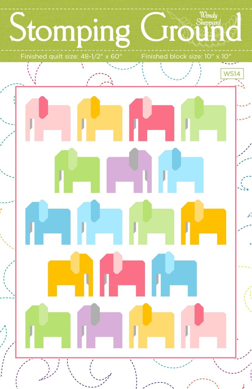 Wendy Sheppard Stomping Ground Quilt Pattern P180-STOMPING