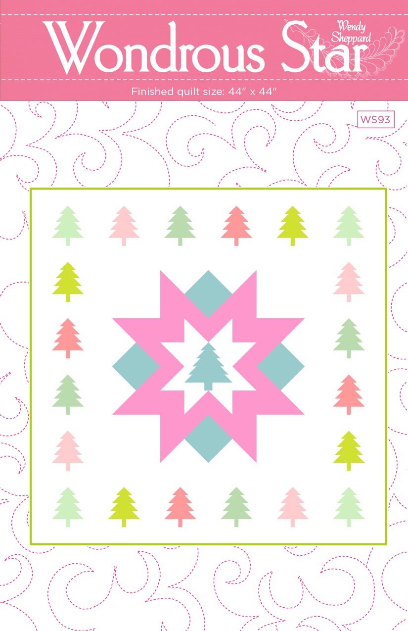 Wendy Sheppard Wondrous Star Quilt Pattern P180-WONDROUSSTAR