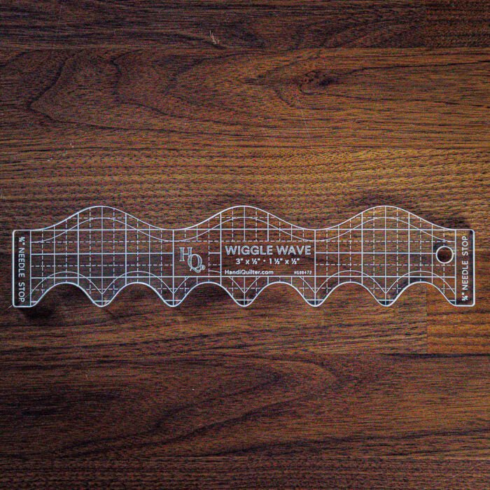 Handi Quilter Wiggle Wave Quilting Ruler HG00472