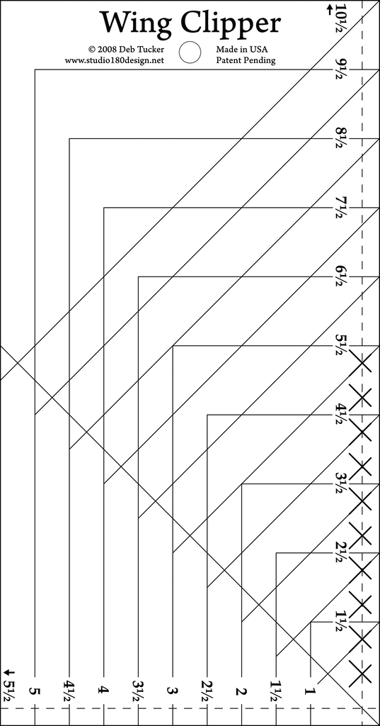 Studio 180 Design Wing Clipper I Ruler DT07