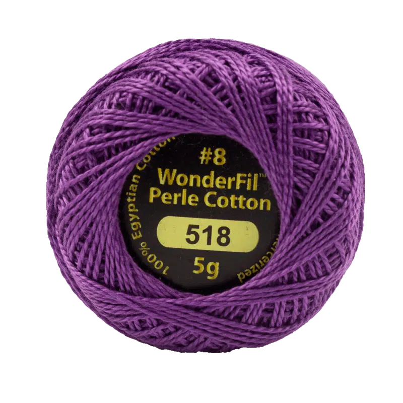 Wonderfil Eleganza Egyptian Perle Cotton Thread 8wt 42yd Ball