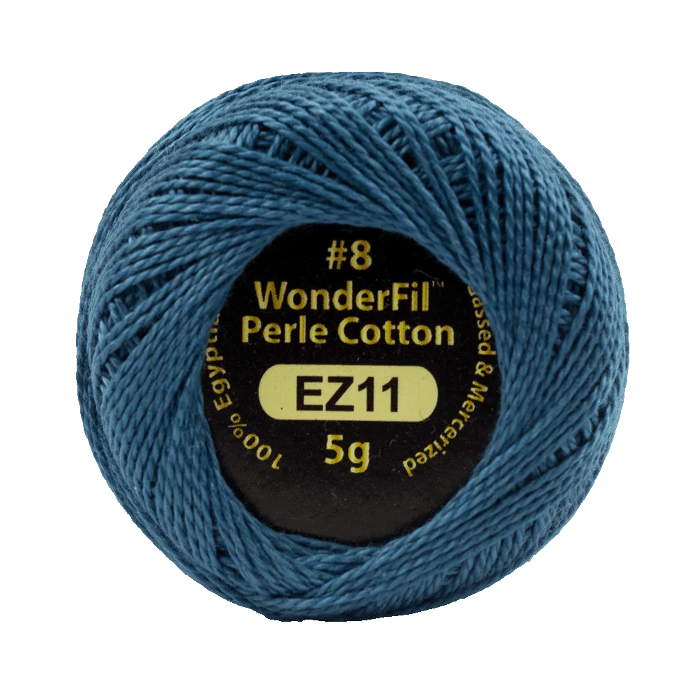 Wonderfil Eleganza Egyptian Perle Cotton Thread 8wt 42yd Ball