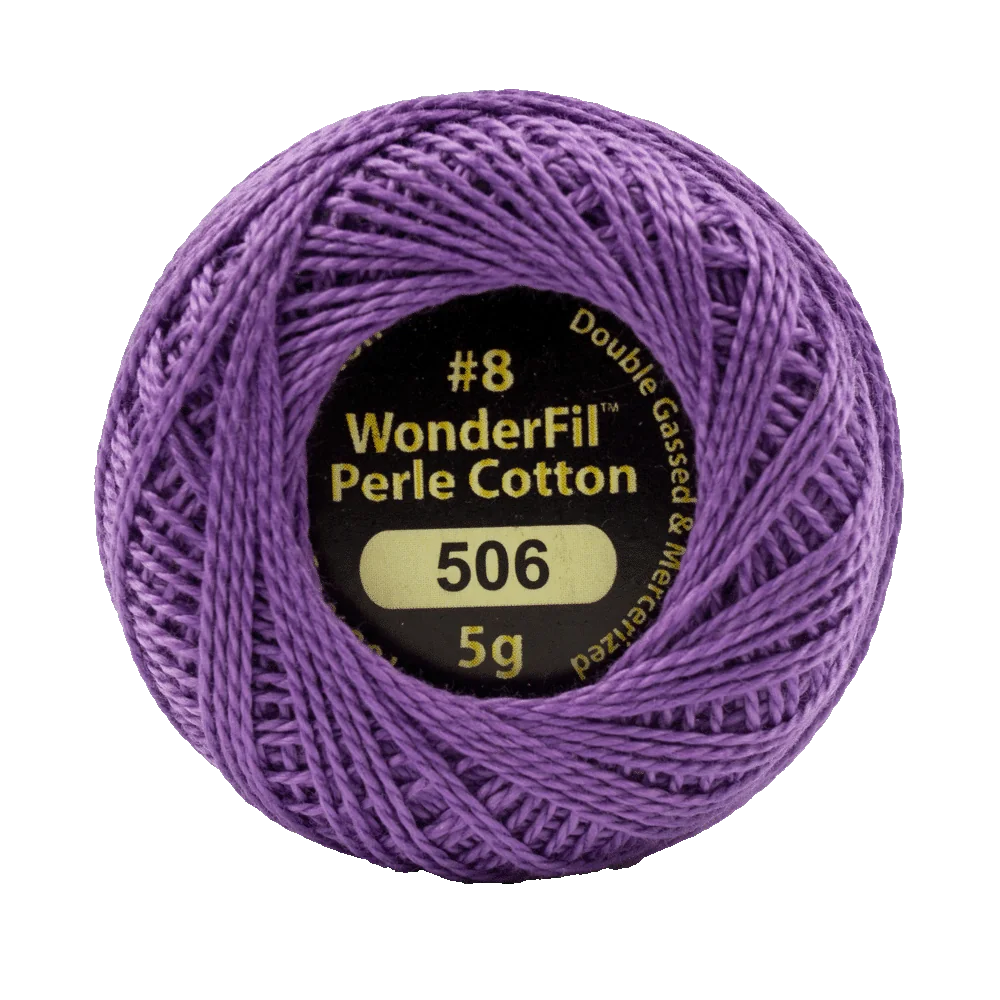 Wonderfil Eleganza Egyptian Perle Cotton Thread 8wt 42yd Ball