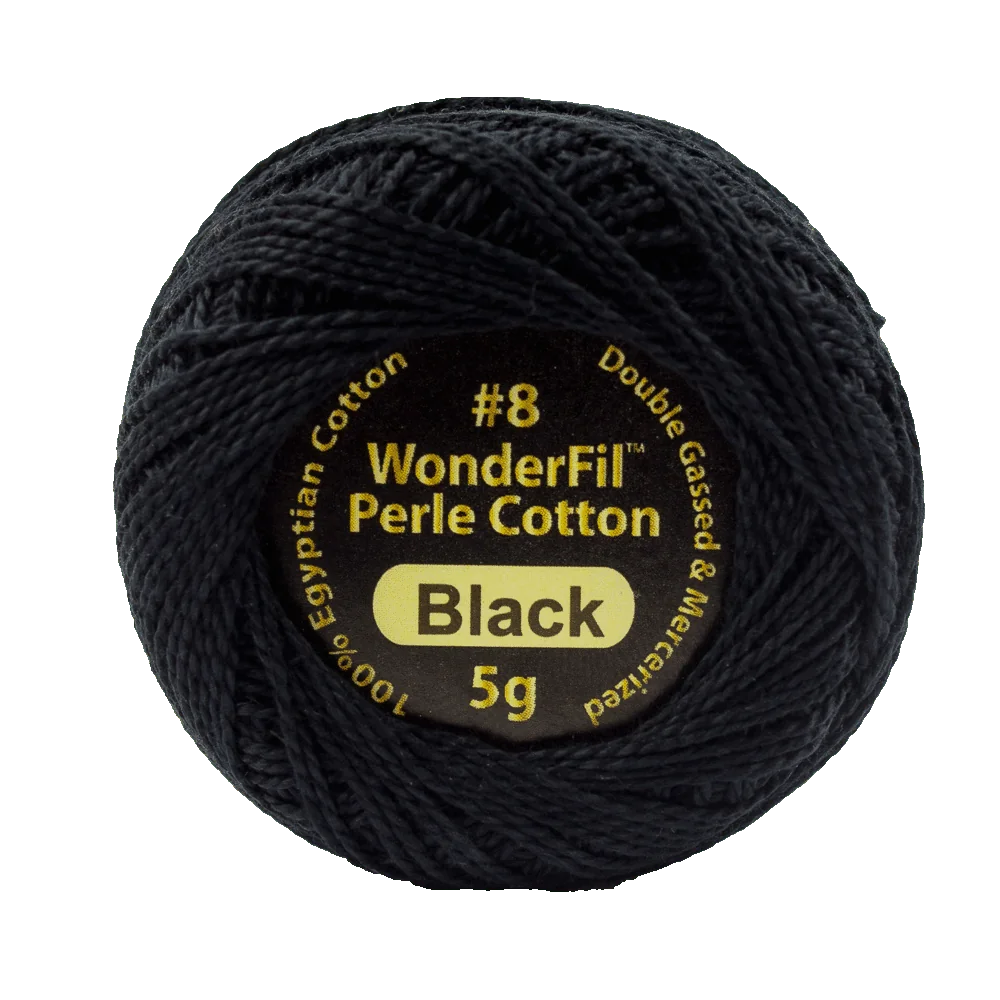 Wonderfil Eleganza Egyptian Perle Cotton Thread 8wt 42yd Ball