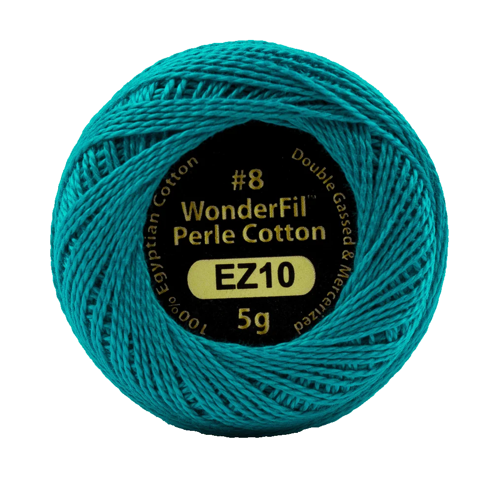 Wonderfil Eleganza Egyptian Perle Cotton Thread 8wt 42yd Ball