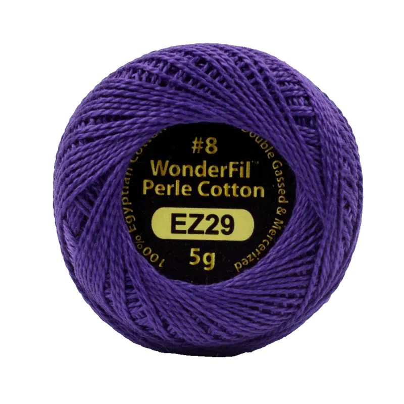 Wonderfil Eleganza Egyptian Perle Cotton Thread 8wt 42yd Ball