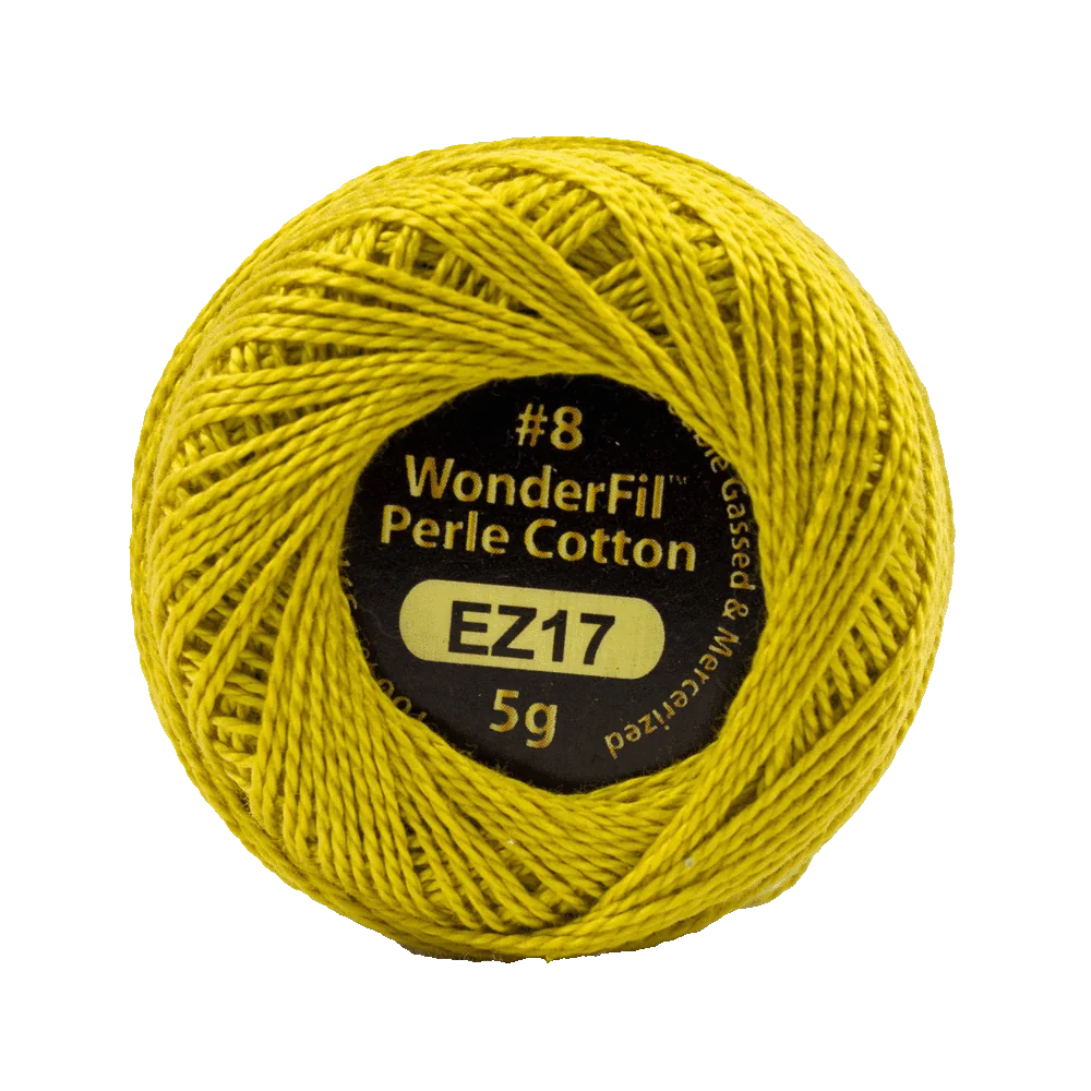 Wonderfil Eleganza Egyptian Perle Cotton Thread 8wt 42yd Ball