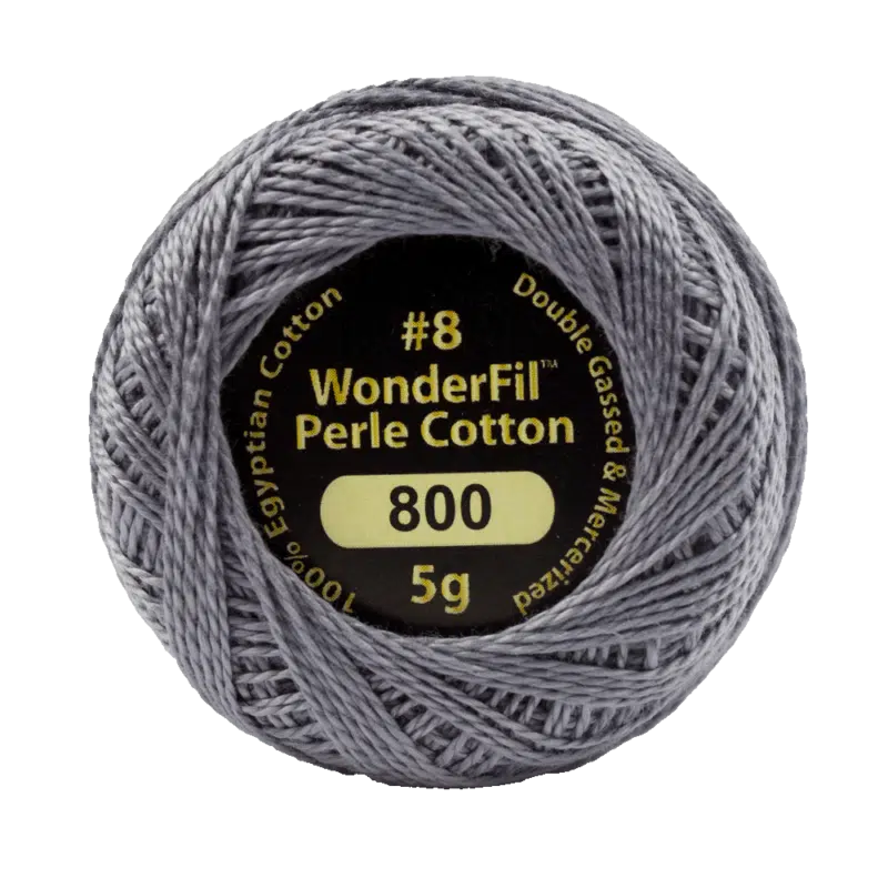 Wonderfil Eleganza Egyptian Perle Cotton Thread 8wt 42yd Ball