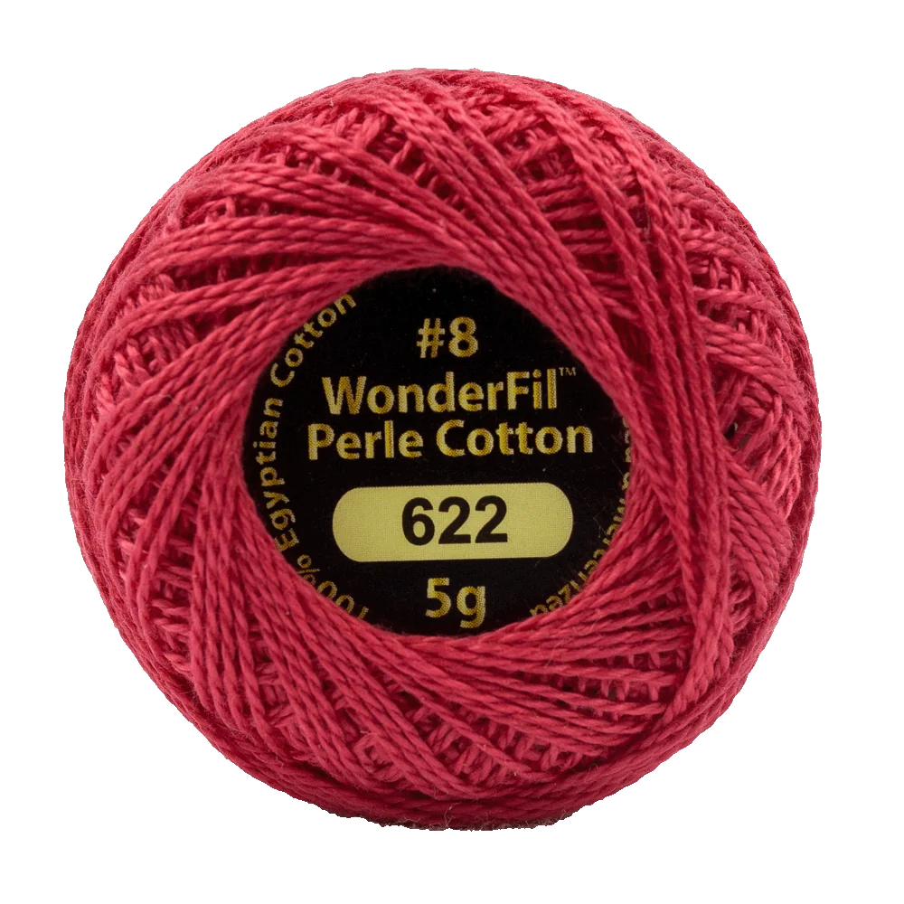 Wonderfil Eleganza Egyptian Perle Cotton Thread 8wt 42yd Ball