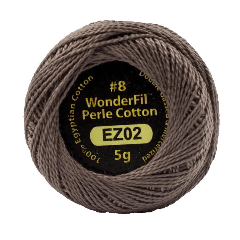 Wonderfil Eleganza Egyptian Perle Cotton Thread 8wt 42yd Ball