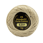 Wonderfil Eleganza Egyptian Perle Cotton Thread 8wt 42yd Ball