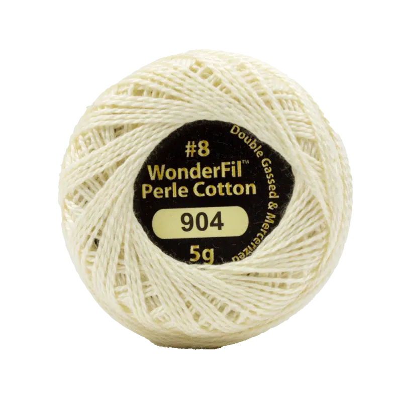Wonderfil Eleganza Egyptian Perle Cotton Thread 8wt 42yd Ball