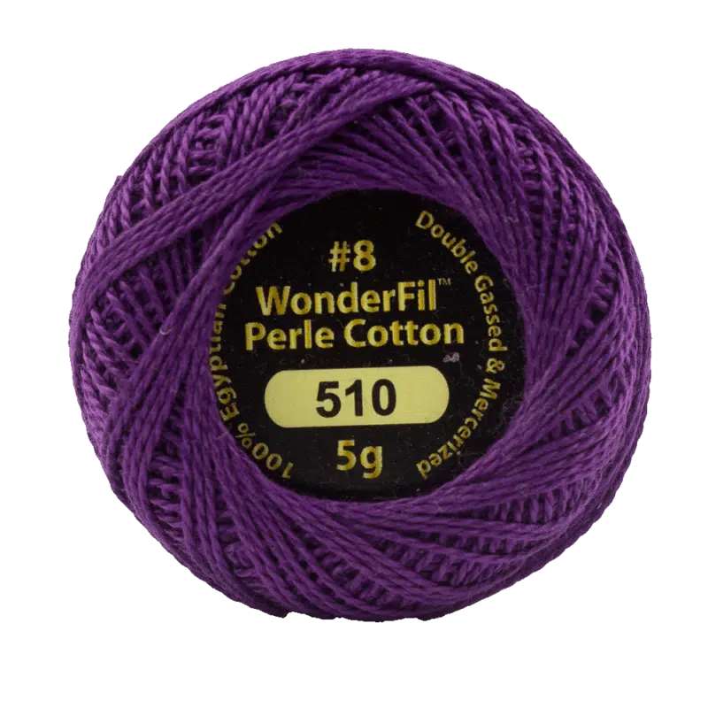 Wonderfil Eleganza Egyptian Perle Cotton Thread 8wt 42yd Ball