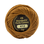 Wonderfil Eleganza Egyptian Perle Cotton Thread 8wt 42yd Ball