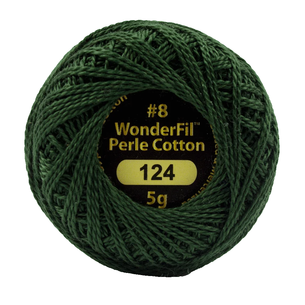 Wonderfil Eleganza Egyptian Perle Cotton Thread 8wt 42yd Ball