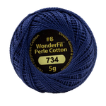 Wonderfil Eleganza Egyptian Perle Cotton Thread 8wt 42yd Ball